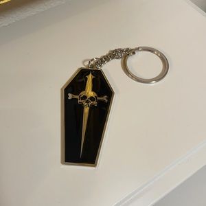 Lip Service Coffin Keychain